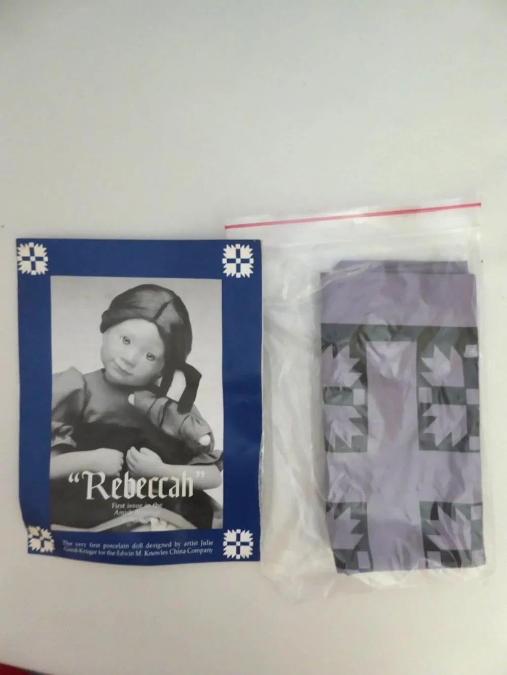 NEW 10” AMISH BLESSINGS 1st Ed. REBECCAH PORCELAIN DOLL IN BOX JULIE GOOD KRUGER